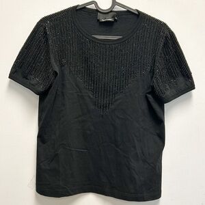 RtA beaded short sleeve top